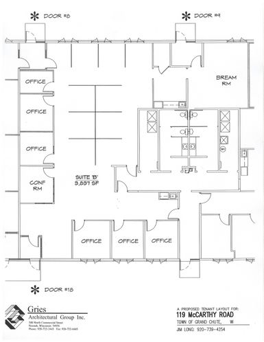 119 N McCarthy 5,408 Square Feet -Fronts College